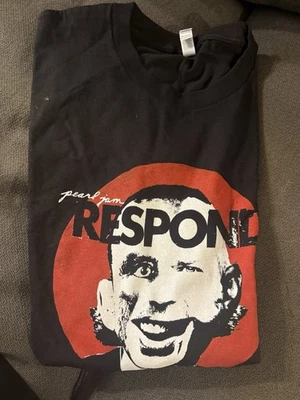 Pearl Jam Concert T-shirt | Dark Matter Tour '25  | Respond Logo | XXL Black  - Image 1 of 2