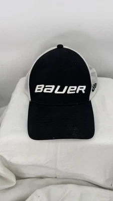Gorra Bauer Ajustada S/M Negra Blanca Hockey Patines Patinaje Rendimiento Para Hombres Foto 1 de 4