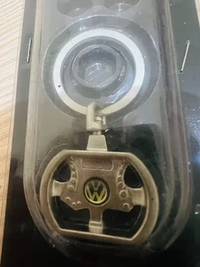 NEW F1 RACING STEERING WHEEL STYLE KEYRING FOR VW GOLF GTi GOLF R /POLO + ALL - Picture 1 of 2