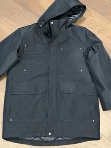 CornerStone Elements Insulated Parka w/ Removable Hood CSJ10 Black Size L - Picture 1 of 5