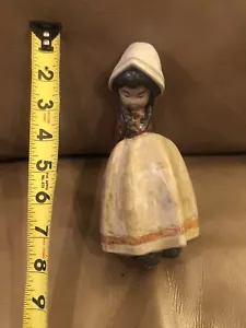 LLADRO PORCELAIN FIGURINE #2076 LONELY Girl Dress Senorita GRES 7.75 Spain Doll - Picture 1 of 9