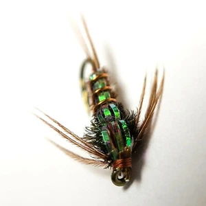 Drei (3) Fasanenschwanz Flash Back Nymphe - Eintagsfliegennymphe - Bild 1 von 2