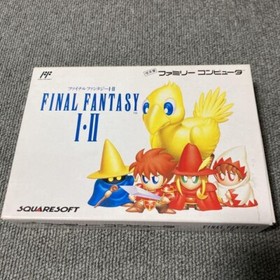 Final Fantasy I II 1 2 Square Enix Nintendo Famicom FC NES RPG Action Game Japan