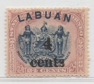 Malaya Labuan - 1904 - SG 134 - 4c on 24c - MH #1196