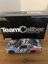 2001 Kurt Busch Signed #97 Sharpie Team Caliber Owners STEEL 1:24 NASCAR Diecast