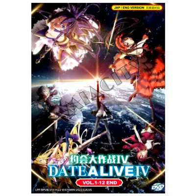 DVD ANIME~ENGLISH DUBBED~Date A Live Season 4(1-12End)All region - Image 1 of 4