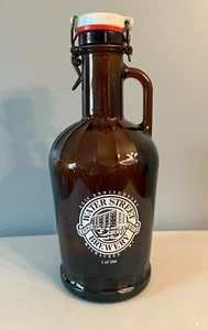 MUSTER GESCHUTZT 2L AMBER BROWN BEER GROWLER WATER STREET BREWERY 25TH ANNIV - Picture 1 of 8