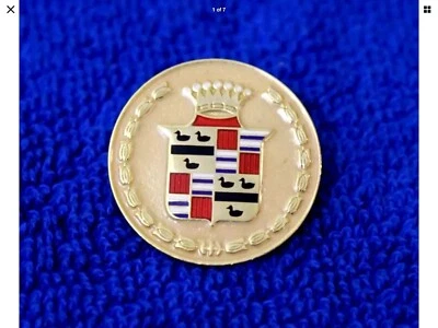 1920 Cadillac Crest Pin Hat Lapel Emblem Accessory Badge Logo Grille LaSalle - Image 1 of 4