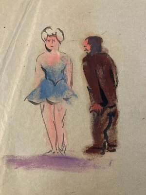 Очень хороший рисунок экспрессионизм немецкие чернила дизайнеры гуашь 1920 - Изображение 1 из 4