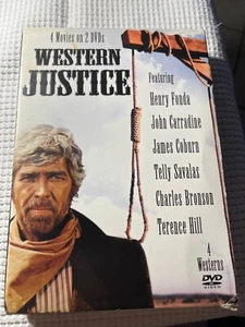 Western Justice 4 Filme auf 2 DVDs Box 2er Set Neu/Versiegelt Vintage Filmstars - Bild 1 von 2