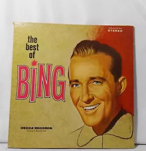 Bing Crosby 1973 Best Of Bing Double Vinyl LP MCA MCA2-4045 Cover VG+ Vinyl VG+ - Picture 1 of 4