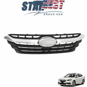 Black W/Chrome Front Bumper Grille Grill For 2020-2022 Subaru Legacy 91121AN04A - Picture 1 of 17