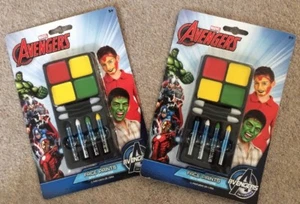2x Marvel Avengers Face Paints With Applicators - Picture 1 of 2