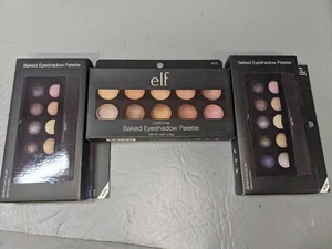 Lot of 3 E.L.F. Baked Eyeshadow 2x NYC 1x California .28 oz (B7) - Picture 1 of 8