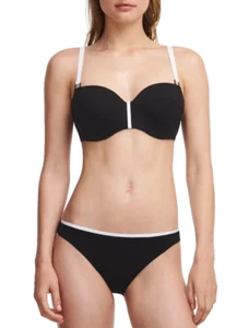 CHANTELLE Beach bandeau Bikini Bügel-BH SET Gr.80D UK 36DD + Slip 40 - Bild 1 von 10