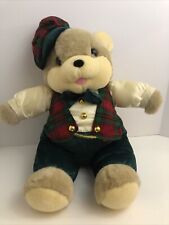 Holiday Kids Boy Christmas Bear Plush Dan Dee 21”