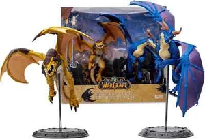 WORLD OF WARCRAFT McFarlane Toys Bronze Proto-Drake and Blue Highland Drake 2pk - Picture 1 of 19