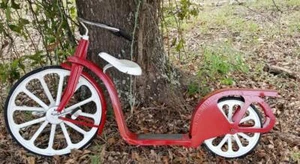 Vintage 1930's Hiawatha Scooter - Bicycle Mostly restored removable seat Gimbles - Picture 1 of 12