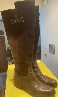 CIRCA Joan David CJRAAH Marrón Gamuza y Cuero Botas de Montar Mujer Talla 9M Foto 1 de 4