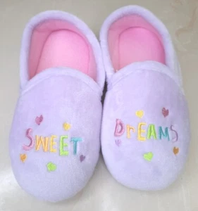 Wonder Nation Girl's Sweet Dreams Slippers Wam Skid Resistant Purple New 5S1 - Bild 1 von 6