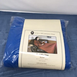 jessica mcclintock home cuddles ups Blue blanket - Picture 1 of 12