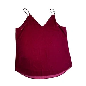 Rotes Samt Express Camisole Größe Small Top Zustand tolle 4 Urlaub oder CNY - Bild 1 von 10