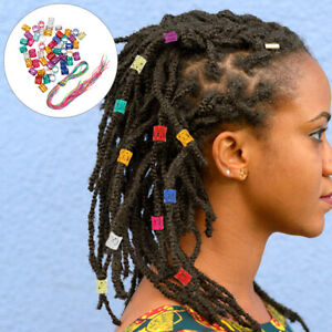 100pcs Hair Jewelry Rings with 20pcs Braiding Cord