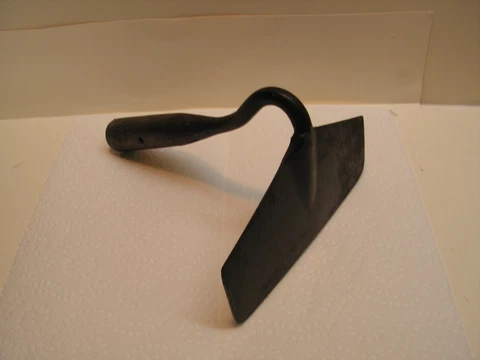Vintage Cultivator Hoe Head Garden Tool No Handle Rustic Metal Iron Swan Neck 7" Cover