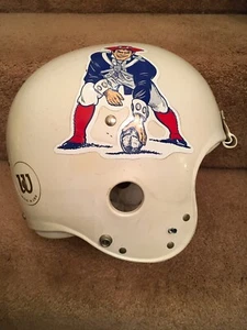 Vintage Wilson F2000 Suspension Football Helmet Boston Patriots - RARE - Picture 1 of 9