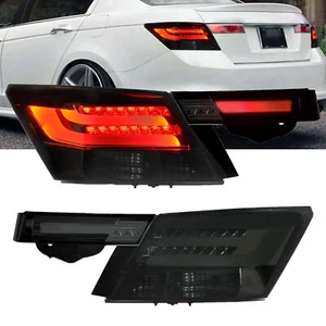 4P LED Tail Lights Rear Brake Lamps Replace For Honda ACCORD Sedan 4DR 2008-2012 - Picture 1 of 10
