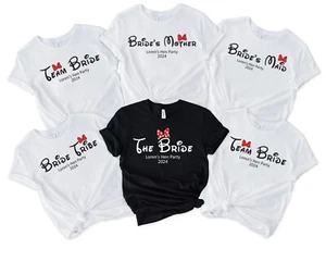 Men Women kids mom dad Family Group vacation T-shirt, disney bride (b) - Picture 1 of 3