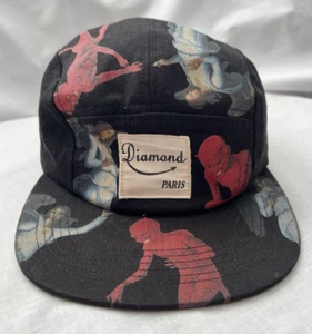 Diamond Supply Co Diamond Paris Angel And Devil Hat Black SnapBack Baseball Hat - Picture 1 of 9