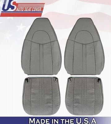 Para Chevy Express 1500 2500 3500 2013 2014 2x cubiertas de tela superiores e inferiores grises Foto 1 de 4