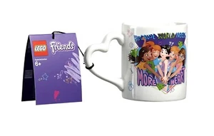 LEGO Friends WEIL DIE WELT MEHR HERZ BRAUCHT Keramikbecher, neu mit Etikett - Bild 1 von 6
