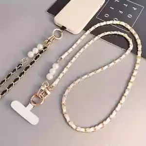 Clear Gel Case+Lanyard Neck/Sholder Strap ladies For iPhone 16 Pro Max 16E,15 14 - Picture 1 of 19