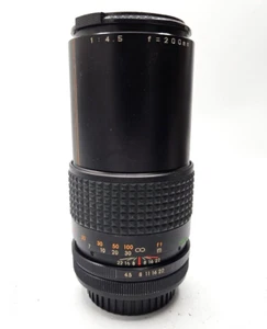 Makinon 200mm f/4.5 Telephoto Lens for Canon FD Mount SLR Film Camera - Picture 1 of 3