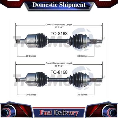 Conjunto de junta de eje de transmisión CV delantero 2X para Toyota 4Runner 2015 2016 2017 Foto 1 de 2