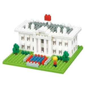 NANOBLOCK THE WHITE HOUSE 420 Pieces Building Blocks Nanoblocks Nano NBH-144 - Bild 1 von 9