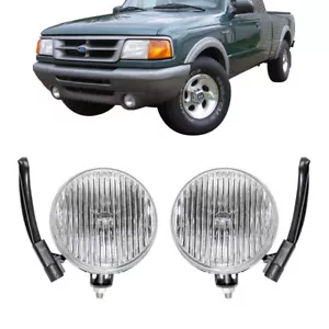 Front Fog Light Driving Lamp Assembly Halogen Pair For Ford F150 Ranger Pickup - Picture 1 of 5