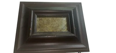 Vintage Antique Early 20th Century Small Wood Framed Mirror - Image 1 of 4