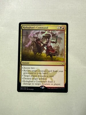 MTG FOIL Kolaghan's Command Dragons of Tarkir Magic the Gathering - Image 1 of 2