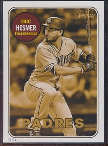 2018 Topps Heritage High Number Eric Hosmer 5x7 Gold Action Image /10 - Picture 1 of 1
