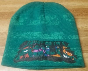 NWOT Teenage Mutant Ninja Turtles TMNT Green Knit Winter Hat Beanie Cap New - Picture 1 of 5