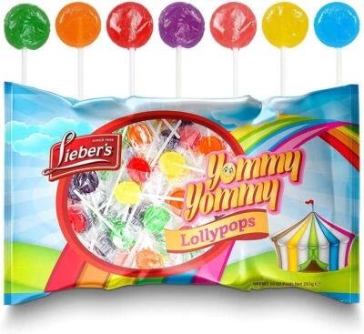 Candy Lollipops, Bulk Lolly Pops Individually Wrapped, Loli Sucer for kids toddl - Image 1 of 4