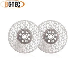 2pcs 5 inch Diamond Grinding Saw Blade Cutting for Marble Granite Stone Cut Tool - Picture 1 of 13