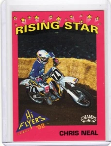 1992 Champ's Hi Flyers Motocross #195 Chris Neal - Foto 1 di 2