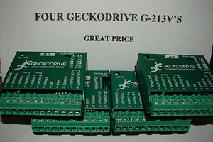 4 CNC GeckodriveG-213Vs+3 YR Wrnty Step motor Drver Gecko Router Mill Microsteps - Picture 1 of 1