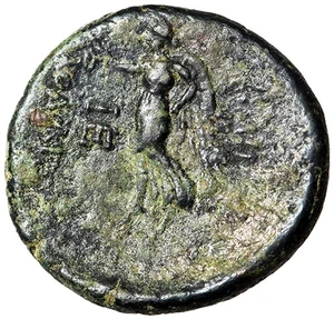 Laodicea ad Mare Edición Pseudo-Autónoma "Tyche & Nike" Año 15 Raro - Imagen 1 de 5