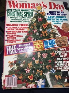 Vtg. Woman’s Day Magazine December 20, 1988 Great Recipes and Vtg. Ads - Bild 1 von 6