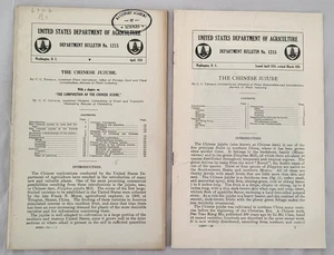 PR USDA Fruit BULLETINS THE CHINESE JUJUBE C C THOMAS No 1215 (1924, Rev 1936) - Picture 1 of 5